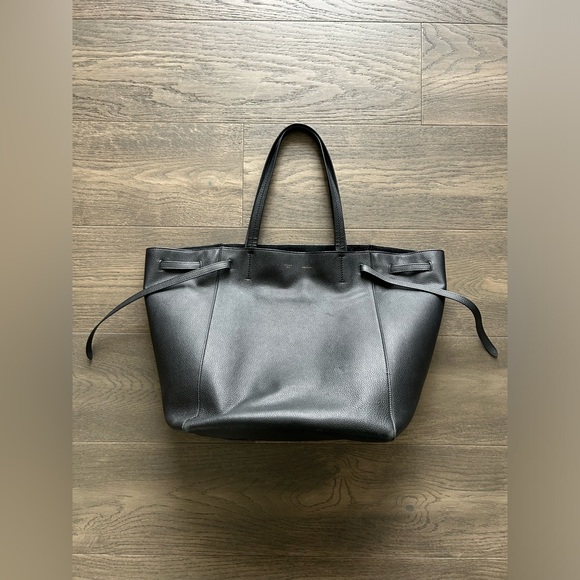 Celine Cabas Phantom Tote, Black Leather, Size Large - Picture 3 of 12